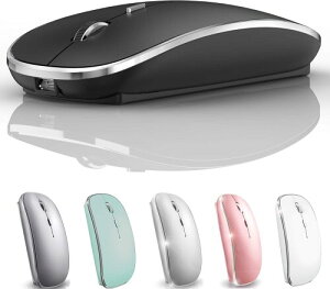 Bluetooth �}�E�X iPad Pro iPad Air Mac MacBook Pro MacBook Air MacBook ���C�����X �}�E�X �m�[�g�p�\�R�� Chromebook Win8/10/11 HP DELL PC�p (�u���b�N)
