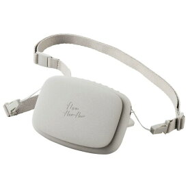 エレコム USB扇風機 「flow flow flow」 FAN-U216WH 充電式 ハンズフリー 3段階風量調節 ネックストラップ・クリップ付 卓上用スタンド ホワイト