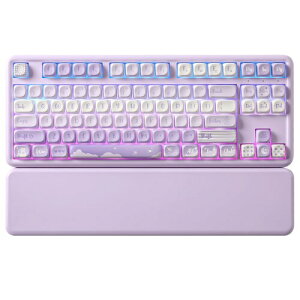YUNZII B87 CXJjJL[{[h Q[~OL[{[h BT5.0/2.4G/USB-C NKRO QMK/VIA\tgEFAJX^ MOAL[Lbv KXPbg RGB XgXg Win/Macp (p[v, ~NV2X