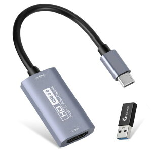 Guermok HDMI�L���v�`���[�{�[�h USB3.0 4K���� 2K30FPS�E1080P60FPS�^�� USB-C Switch�Ή� ��x��