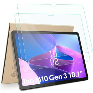 Hianjoo 2���Z�b�g Lenovo Tab M10 (3rd Gen) �Ή� �ی�t�B���� �����K���X Lenovo Tab B10 (3rd Gen) �Ή� �t�B���� �^�u���b�g 10.1�C���` �K���X�t�B���� Lenovo Tab M10 3rd Gen / B10 3rd Gen �Ή� �t���ی�t�B