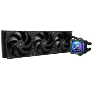 THERMALRIGHT FW PRO 360 Black CPU AIO�N�[���[�A320*320�𑜓x��IPS LCD�X�N���[���AAM5&Intel 1700/1851�p�A�����\360�X�y�b�N���⃉�W�G�[�^�[�A2.73�C���`���E���f�B�X�v���C�t��