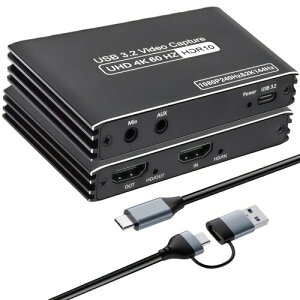 4K@60Hz HDMI �L���v�`���[�{�[�h Switch�Ή� �p�X�X���[ �@�\�𓋍ڂ��Ă��܂� 1080P@240Hz HDR VRR USB3.1 Gen1 5Gbps�����`�� ��x�� �Q�[���������z�M���C�u�A�r�f�I��c�^��A���A���^�C���X�g��
