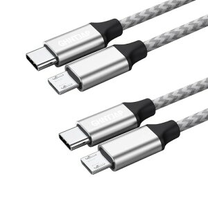GHNTJAP Type C Micro USB P[u 0.3M USB C to Micro USB OTGP[u }CNusb ^Cvc USB2.0 f[^] [d\ AndroidX}zȂǑΉ