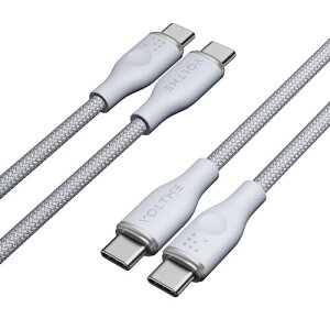 VOLTME USBC usb-c P[u ϋviC USB-C 2.0 P[u USB PDΉ/ϋv 60WΉ f[^] }[d MacBook Pro iPad Pro/Air GalaxyΉ O[ 1m