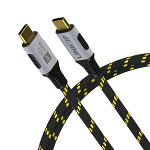 LINKUP - USB 4.0 240W 40Gbps Type-C Thunderbolt 4 P[u (0.9m) 8K/60HzrfIAf[^]A}[dAϋv̂X[utWPbg - iPhone 15/16 Pro/MaxAMacBook Pro/AirAiPad ProAGalaxy S23ɑ