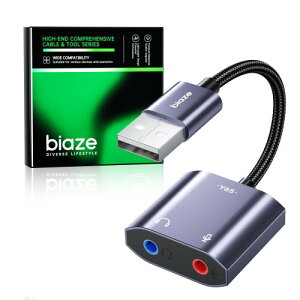 USB �I�[�f�B�I �ϊ��A�_�v�^ �O�t�� �T�E���h�J�[�h 24bit/96KHz�Ή� �I�[�f�B�I�C���^�[�t�F�[�X �����\DAC�`�b�v���� USB to 3.5mm �}�C�N�E�w�b�h�z�� ���z�P�[�u�� �����b�L�[�q ���ϋv�i