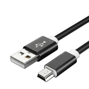 USB 2.0�P�[�u�� �~�jUSB�ϊ��P�[�u�� USB A�[�q �I�X - mini-B�[�q �i�C�����ґgUSB����T���^5�s���[�d�R�[�h ���ϋv�� 480Mbps �h���C�u���R�[�_�[�APS3 �R���g���[���[ �AHDD�AGPS �ȂǂɑΉ� 1m�u