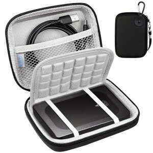 Lacdo �n�[�h�h���C�u�L�������O�P�[�X Aiolo Innovation �O���n�[�h�h���C�u�p �����^�|�[�^�u��HDD 1/1.5/2/4/5TB, 320/500/750GB USB 3.0 HDD EVA�ی���[�g���x���o�b�O�A�u���b�N