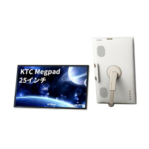 KTC MegPad 24.5�C���` �X�}�[�g�g�уe���r ���o�C�����j�^�[ FHD 1080P(Android 14���� Google Play �^�b�`�p�l�� ���� Wi-Fi &Bluetooth �A���R���`�b�v �J�����t��)�i8GB RAM+128GB ��e��/�����R���t��/65W