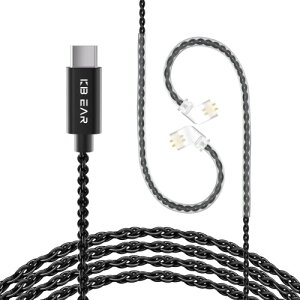 KBEAR CX01 ���P�[�u�� typec �^�C�vC���_�f��HiFi�C���z���A�b�v�O���[�h�P�[�u�� 1.5mm �C���z�����P�[�u�� HiFi���� �����ȉ� hi-fi�I�[�f�B�I �w�b�h�t�H�� �����p ���O���\�ȃC���z��