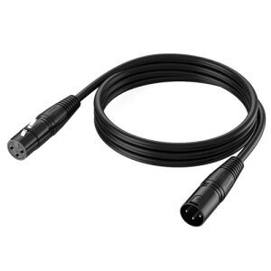 �}�C�N�P�[�u�� XLR3 �L���m���P�[�u�� 2m �}�C�N ���� �I�X-���X XLR�o�����X�ڑ� �}�C�N�^���p �A���v �~�L�T�[ �X�s�[�J�[���̘^���f�o�C�X�ɑΉ�