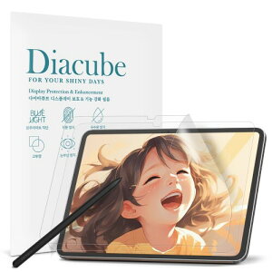 DIACUBE Galaxy Tab S10 FE Plus 13.1�C���`�p �y�[�p�[�t�B�[�����e�N�X�`���t�B����, ���̎���, �A���`�O���A�}�b�g, ���˖h�~, �C�A�h�~, �w��h�~, ���t���ȒP