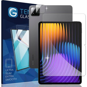 NutmegFor Xiaomi Pad 7/7 Pro �K���X�t�B����+�J�����t�B���� 11.2�C���` �\�ʍd9H�V���I�~ Pad 7/7 Pro �ی�t�B���� �ϏՌ� �ϋv�� ���E���h�G�b�W���H ������ �a���� �w��h�~ ��U�h�~ ������