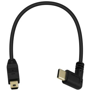 Maxhood Mini USB to USB CP[u, bLUSB ~jB to Type ^Cv Cϊ P[u USB MiniB 5Pin IX to Type C L^ IX ϊP[u (Mini 5P) 25cm