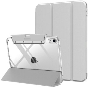 TiMOVO iPad 11世代 (A16) ケース 11インチ iPad 10世代 ケース 10.9インチ iPad第11/10世代 カバー ApplePencilホルダー付 ペン収納 引出し式 透明バック 薄型 PUレザー キズ防止 三つ折り TPUフレーム PC