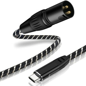 USB C to XLR �P�[�u��,3M �^�C�vc to XLR �I�X�ϊ��A�_�v�^,USB Type C -XL R �I �X�o�̓X�e���I �P�[�u�� �A���v�A�X�s�[�J�[�A�~�L�T�[ �R���\�[���ȂǗp�i�����^���ɂ͑Ή����Ă���܂���j