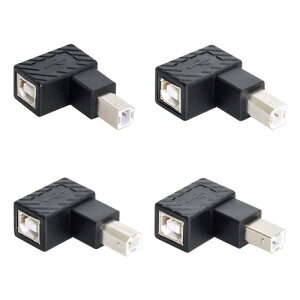 xiwai USB 2.0 B�^�C�v �I�X-���X�����A�_�v�^�[ ���������p�x90�x �f�B�X�N�X�L���i�[�p 4��