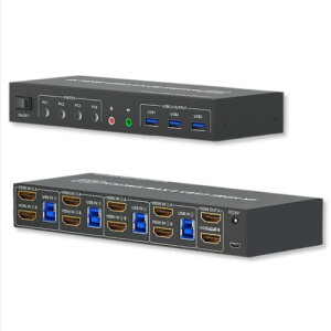 BGL HDMI 2PC 3fBXvCؑ֊ USB3.0 gvj^[ p\Rpؑ֊