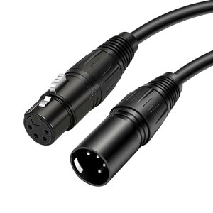 ZBLZGP XLR 4�s���I�X - XLR 4�s�����X�d�������P�[�u�� �J�������j�^�[ Godox VL150 VL200 VL300 LED�Ɩ��p(�ʏ��4�s��XLR�P�[�u���A1M)