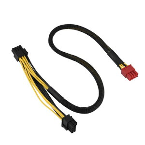 Richer-R 8�s���f���A�� 8�s���d��PCI-E�P�[�u�� 50cm 8�s��PCI Express�O���t�B�b�N�X�J�[�h �d���P�[�u�� �p
