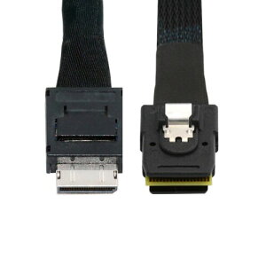 Oculink PCIe 4.0 PCI-Express SFF-8611 4i - SFF-8087 36�s�� PCIE �X�������C�� SSD eGPU �f�[�^�A�N�e�B�u�P�[�u�� �O�t���O���t�B�b�N�J�[�h 50cm