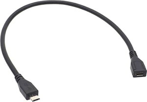 I[fBIt@ USBP[u microUSBP[u USB2.0 micro-B IX - micro-B X [d f[^] Ή Z 30cm ubN