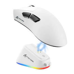 ATTACK SHARK V3PRO �Q�[�~���O�}�E�X 3���[�h���C�����X/ �L��/2.4G�ڑ� 65g�y�ʃ}�E�X PAW3311�Z���T�[ BK52820 MCU �E�����p�J�[�u�h RGB�}�O�l�b�g�[�d�X�^���h �G���S�m�~�N�X�݌vDPI25000 50���x��