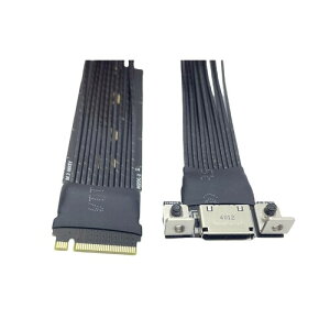JMT M.2 NVMe M Key to Oculink 4i / SFF8611 �����P�[�u�� PCIe4.0 X4 Gen3 4 T10 / SAS-4 SFF-8612 (15cm) �Ή�