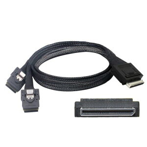 xiwai OCuLink PCIe PCI-Express SFF-8611 8X 8 [ - fA SFF-8087 4X SSD f[^ANeBuP[u 50cm