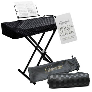 Clairevoire �f�W�^���s�A�m�J�o�[ Roland FP60X�p | �d����&�h�� | �u�b�N�X�^���h�J���� | �T�C�h�܂�Ԃ� | �L�[�{�[�h�ւ̊ȒP�A�N�Z�X | �_���[�W�ی� (FP60BP - �G�{�j�[�u���b�N)