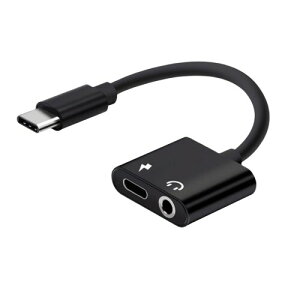 USB Type-C to 3.5 mmUSB-C to AuxI[fBIhOP[u ϊA_v^[ 3.5mm 2in1 }[d  y P[u}[d  yĐgalaxy/Xperia/Google pixel/Android/Type CȂǋ@ɓKp ^C