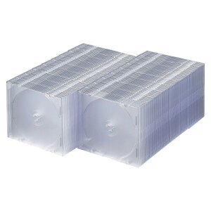 �T�����T�v���C CD�EDVD�EBD�P�[�X 1�����[×100���Z�b�g ����5mm�N���A FCD-PU100C