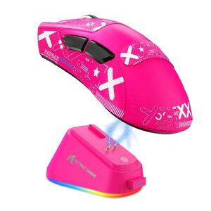 ATTACK SHARK V3PRO �Q�[�~���O�}�E�X 3���[�h���C�����X/ �L��/2.4G�ڑ� 65g�y�ʃ}�E�X PAW3311�Z���T�[ BK52820 MCU �E�����p�J�[�u�h RGB�}�O�l�b�g�[�d�X�^���h �G���S�m�~�N�X�݌vDPI25000 50���x��