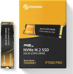 PHIXERO P7000PRO SSD 2TB NVMe őǎ7000MB/s (R:7000MB/sAW:6600MB/s) M.2 2280 PCIe Gen4x4 SSD QLC 3D NAND/q[gVN