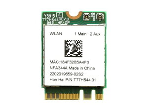 Laptopdiyparts Qualcomm Atheros QCNFA344A fAoh 2.4GHz/5GHz 2x2 867Mbps 802.11abgn/ac+Bluetooth 4.1 M.2 LANJ[h