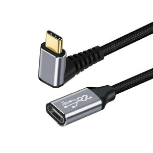 CY P[u Abv_EAO USB-C USB 3.1 ^Cv C IX - Xf[^P[u 10Gbps 100W X[u Compatible with iPhone 15 bvgbvƌ݊ (20cm)