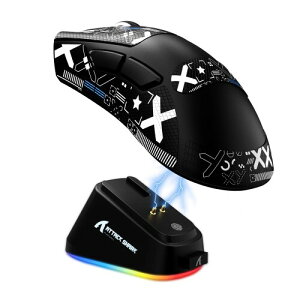 ATTACK SHARK V3PRO �Q�[�~���O�}�E�X 3���[�h���C�����X/ �L��/2.4G�ڑ� 65g�y�ʃ}�E�X �A�^�b�N�V���[�N�}�E�X PAW3311�Z���T�[ BK52820 MCU �E�����p�J�[�u�h RGB�}�O�l�b�g�[�d�X�^���h �G���S�m