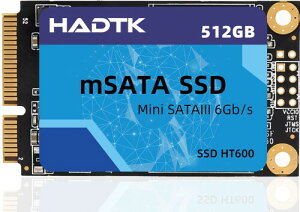 HADTK SSD 512GB mSATA3.0 6Gb/s ^ mSATA SSD 3D TLC NAND̗p [J[3Nۏ