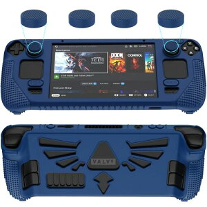 Miimall Steam Deck 2022�p�u�P�[�X�{�e�w�O���b�v�L���b�v�Z�b�g�v�X�`�[���f�b�L2022�P�[�X �V���R�� �J�o�[ �\�t�g �C�菝�h�~ �y�� �h�Ռ� �ی�P�[�X ���b�J�[�L���b�v Steam Deck �o���p�[(
