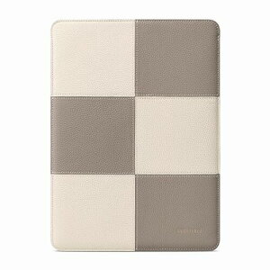 Comfyable Laptop Sleeve 13 Inch Precisely Compatible with MacBook Air M4 M3 2025 M2 M1 & MacBook Pro M2 M1 2022, Genuine Leather Protective Case Cover, Cream & Gray