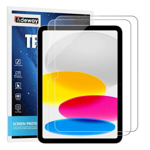 Adeway 2�p�b�N �X�N���[���v���e�N�^�[ iPad 11th A16-10th Gen�p(iPad A16 11�C���` 2025-10.9�C���` 2022)�A�����K���X�A�σL�Y���A�N���A�f�B�X�v���C�AApple Pencil�Ή�