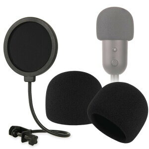 Rigych �}�C�N�|�b�v�t�B���^�[�ƃt�H�[���E�B���h�X�N���[�� Razer Seiren V2 X �}�C�N�p�A�v���t�F�b�V���i���}�C�N�|�b�v�X�N���[�� �t�H�[���}�C�N�J�o�[�t�� �X�^�W�I�^���ƃX�g���[�~
