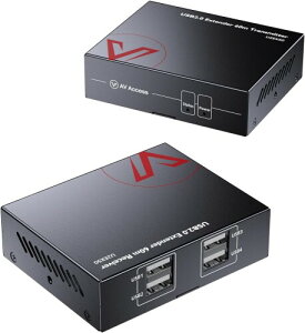 AV Access USB �G�N�X�e���_�[ �I�[�o�[ Cat5e/6/6a/7 196ft/60M�A4USB2.0 �|�[�g�A�v���O �A���h �v���C�A�h���C�o�[�s�v�A���ׂẴI�y���[�e�B���O �V�X�e���A�L�[�{�[�h�A�}�E�X���T�|�[�g USB