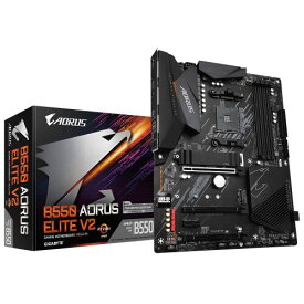 Gigabyte B550 AORUS ELITE V2 AMDソケット AM4 ATX HDMI/DIsplayPort M.2 RGB USB 3.2 Type-C マザーボード