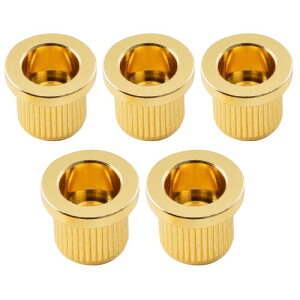 Musiclily Ultra 9.6mm �u���X�� G-TLB-2 �x�[�X�X�g�����O�u�b�V�� 4/5���G���L�x�[�X�p�A�S�[���h (5�Z�b�g)