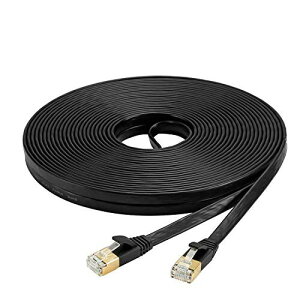 Ankuly Cat7 LANP[u JeS[7 EgtbgP[u (15m, ubN)