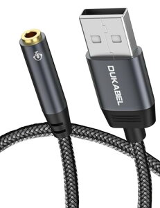 DuKabel 30CM USBCzWbNϊP[u USB|[g-4ɁiTRRSjI[fBIP[uQ[~O Ok NX^iCґg 24 KbLiXbox One/PS3sΉj