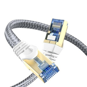 LANP[u CAT7 3M bVLANP[u JeS[7 RlN^ 10Gbps/600MHz CAT7 C[TlbgP[u ܐ܂h~ V[h f [^ PS3 PS4 XboxɑΉ()