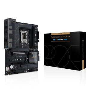 ASUS PROART B660-CREATOR D4 Intel LGA 1700 ATX }U[{[h PCIe 5.0 DDR4 2.5 Gb C[Tlbg1GB PCIe 4.0 M.2Xbg3 USB-C DP